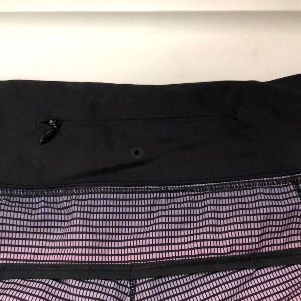 Lululemon Athletica Black and Pink Athletic Shorts - Picture 3 of 5